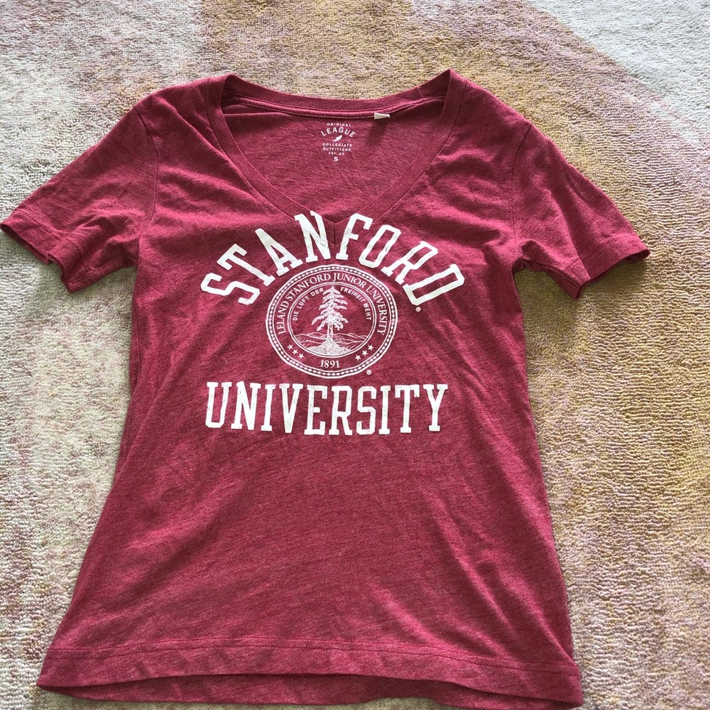 Stanford University Fitted V-Neck Top